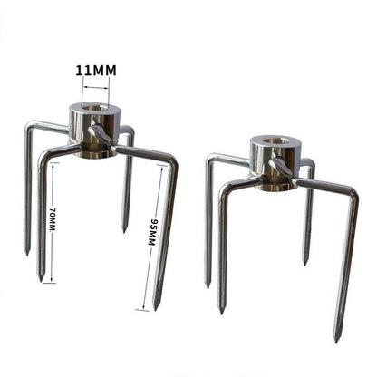 Rotating fix Fork Barbecue Skewer Oven Accessories Food Spit Grill Meat Grade Fork BBQ Forks Skewer Skewer Steel Tool Barbe U9S9