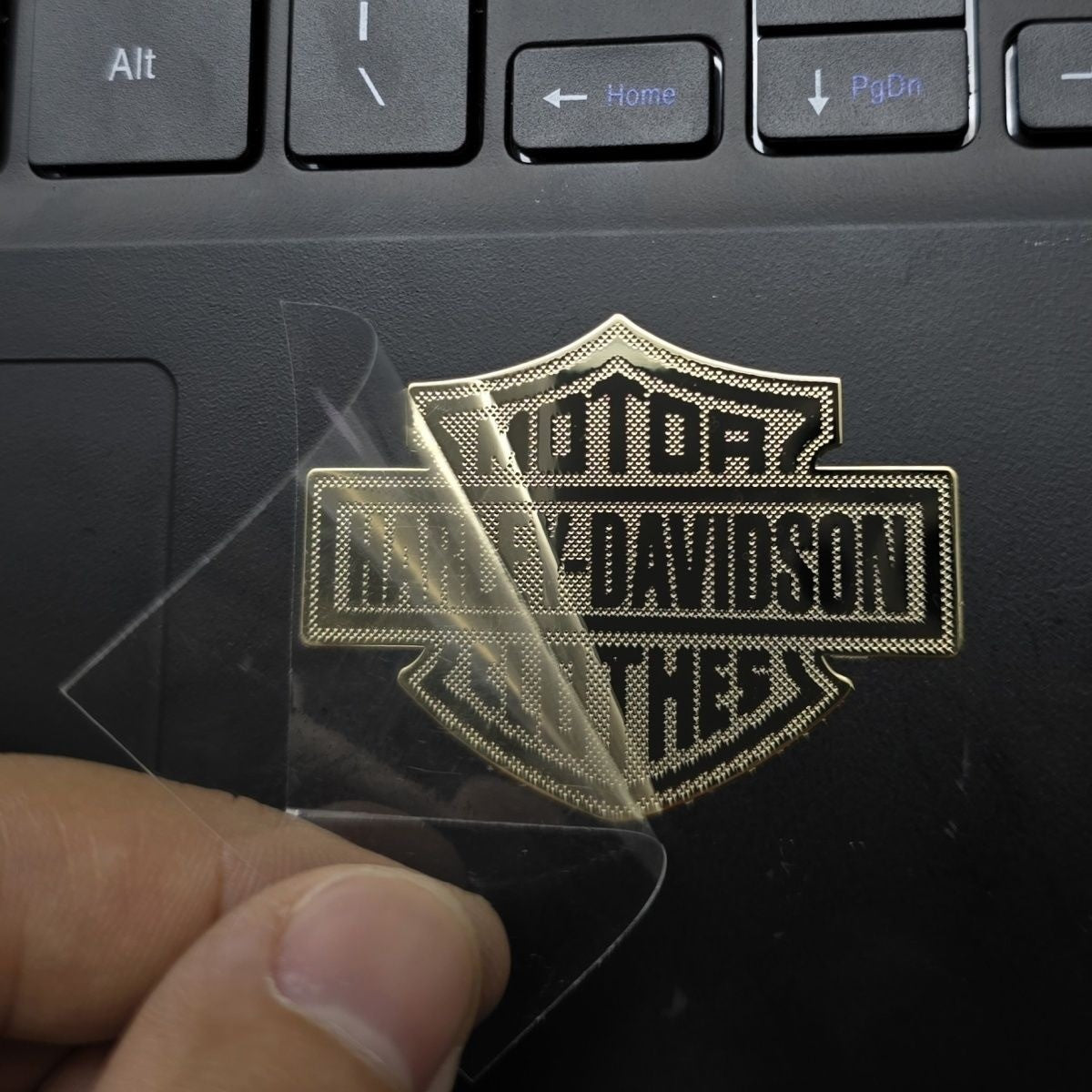 Adesivo de Capacete de Metal com Logotipo Retrô Personalidade Adesivo de Corpo de Motocicleta para Acessórios Harley Davidson Electra Glide 1250S PA1250