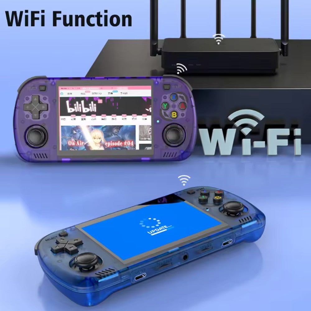 Reebolnic R36H ProMax Handheld Game Console 4.2Inch OCA Screen RK3326 Cortex A35 Arkos2.0 Retro Video Game Console Simulators