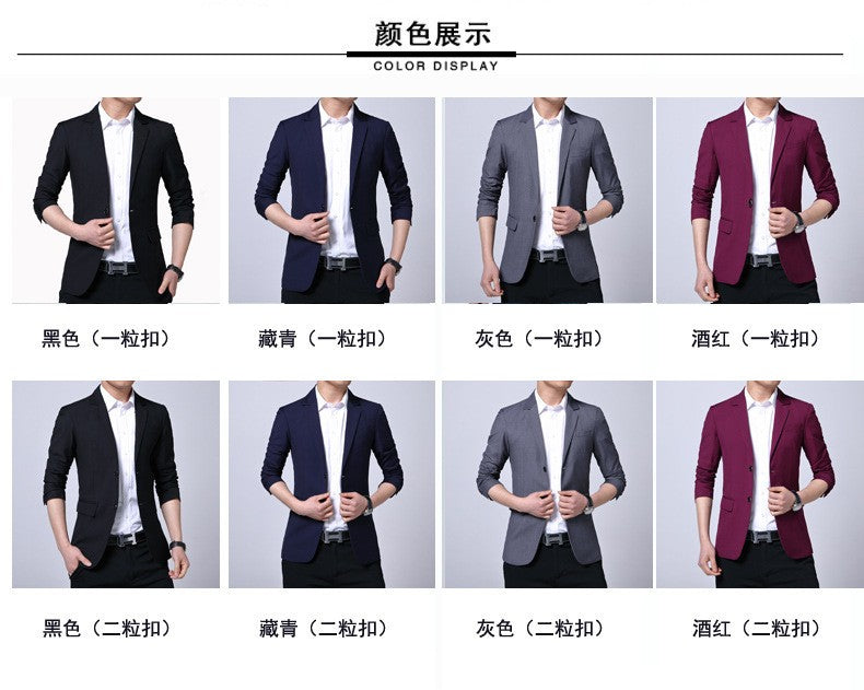 S-7XL New Business Dinner Gentleman Slim Gentleman Group Dress Fashion Men British Style Dress Best Man Solid Color Blazer