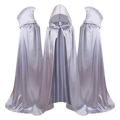 Halloween Cape Classic Fashion  Stand-Up Tie Hood Death Cape Masquerade Party Cosplay Cloak Costumes Accessories Props