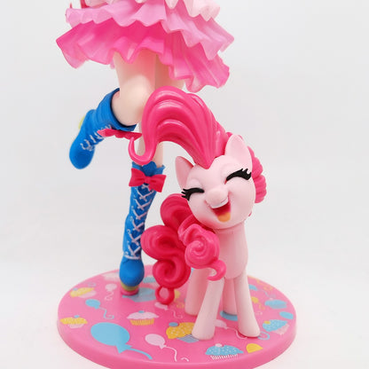 My little Pony Bishoujo Rarity Sunset Shimmer Applejack Twilight Sparkle Pinkie Pie Anime PVC Action Figure Toy Collection Doll