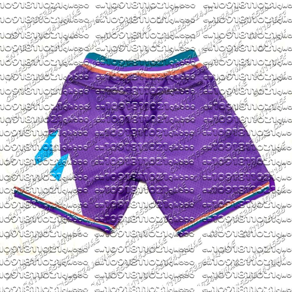 Utah Jazz 96-97 Throwback Shorts Classic Shorts Quick Drying Breathable Oversized Men's And Women's Sports Casual Fashion Short