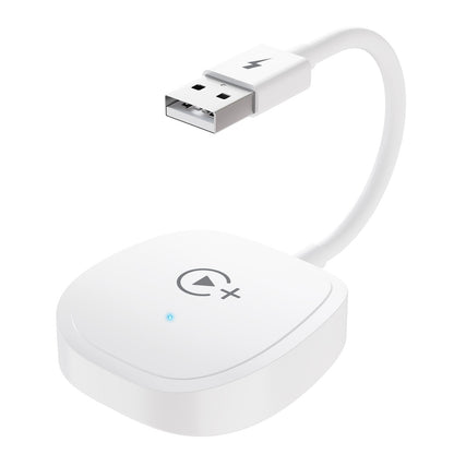 Carplay Wireless Adapter with Youtube/Netflix/Tiktok, Wireless Carplay USB Dongle for Factory Wired Carplay to Wireless