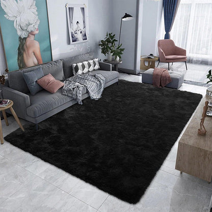 Silk Wool Carpet Living Room Plush Rug Bed Room Floor Fluffy Mats Non-slip Home Decor Soft Velvet Carpet Kids Room Blankets
