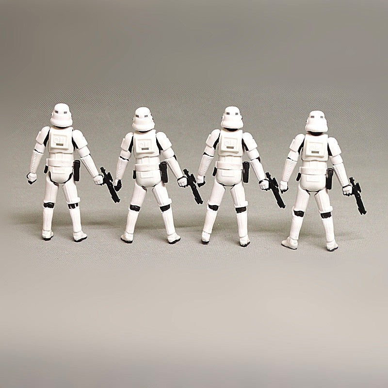 Star Wars Black Warrior Bai Bing Invisible Clone Trooper Display de boneco articulado 1/8 escala 3,75