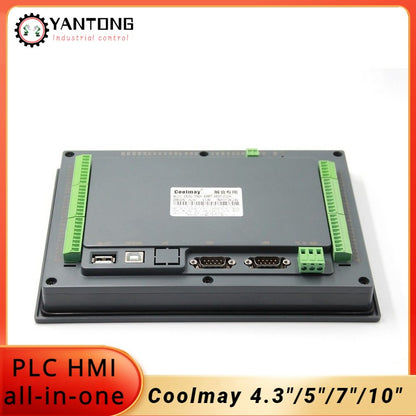 IHM CLP Integrado Tudo-em-Um Coolmay Série QM3G Suporta Personalização Analógica e Ethernet Modelos Disponíveis de 4.3''/5''/7''/10''