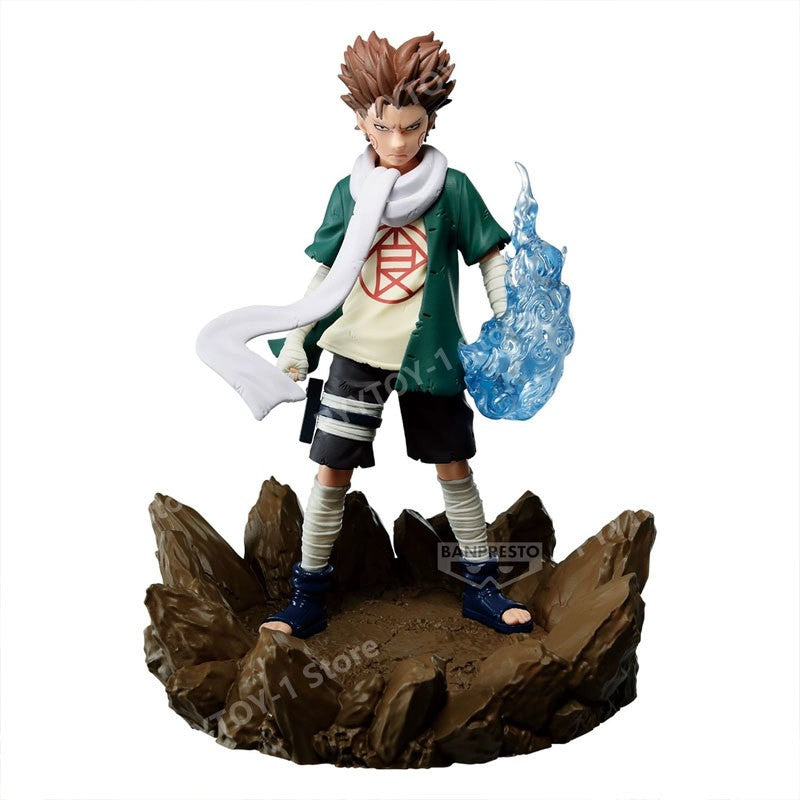 Bandai Naruto Anime Figures Shippuden Akimichi Choji Memorable Saga Action Figure PVC Modelo Estatueta Colecionável Brinquedo Presente de Aniversário