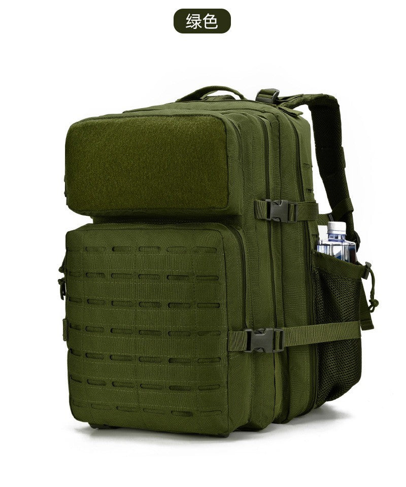45L Men's Outdoor backpack Molle Backpack Hiking Backpack with bottle Stand Outdoor Hiking bag Fitness Backpack