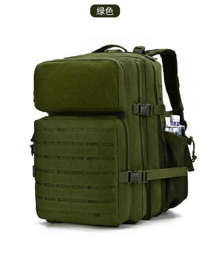 45L Men's Outdoor backpack Molle Backpack Hiking Backpack with bottle Stand Outdoor Hiking bag Fitness Backpack