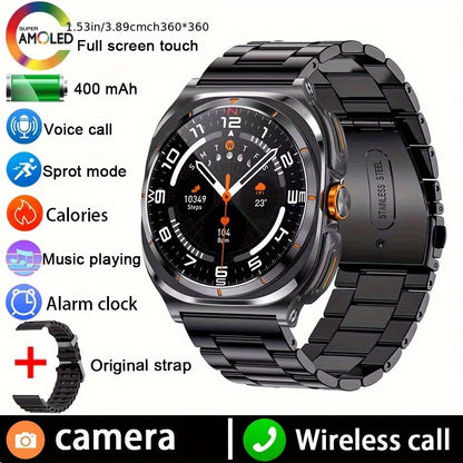 Chamada Bluetooth IP68 à Prova D'Água 2025 Novo Smartwatch 2 em 1 Atualizado com Fones de Ouvido Bluetooth TWS Para Homens e Mulheres Smartwatch Esportivo