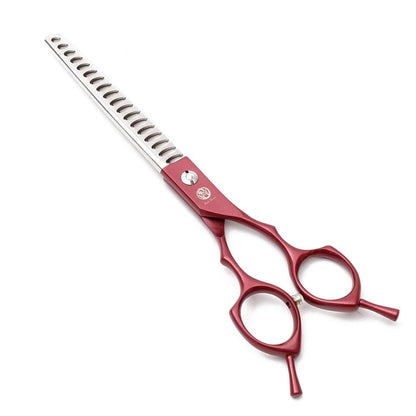 Purple Dragon 6.5" 7" Japão 440C Tesouras de Tosa para Cães Tesouras Retas Tesouras Desbastadoras Tesouras Curvas para Cima/Baixo Tesouras para Animais de Estimação Z4009