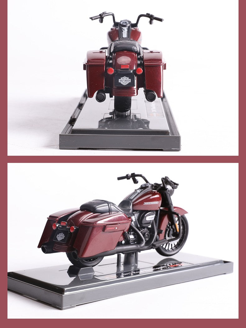 Maisto 1:18 Harley-Davidson 2017 Road King Special Modelo de Moto Diecast Brinquedo Colecionável Presente Funcional