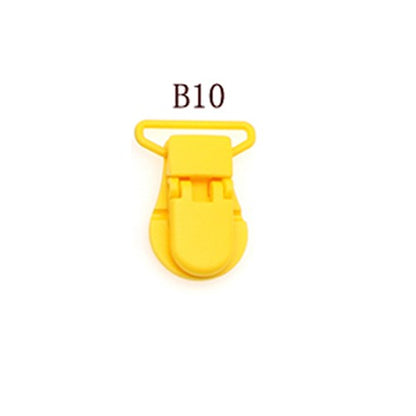 30/50/100pcs 1" 25mm Hot D Shape Plastic Baby Pacifier Clips Dummy Chain Holder Suspender Clips Clamp With Gripping Teeth