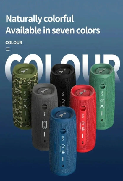 Caixa De Som Bluetooth Portátil Flip6 Multifuncional TWS Áudio Subwoofer Sem Fio para Casa com Dois Alto-falantes