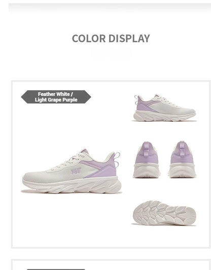 361 Degrees Women's Sneakers Retro Platform Sole Breathable Mesh All-Day Comfort Lightweight  Fitness Female Sneakers 682522230