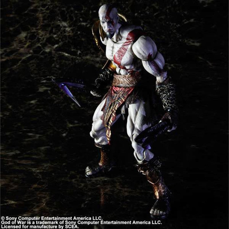 Play Arts Kai Boneco de Ação God of War Kratos Bonecos de Ação Modelo Colecionável Brinquedos Presentes Criativos Decoração de Quarto de Amigos Boneca
