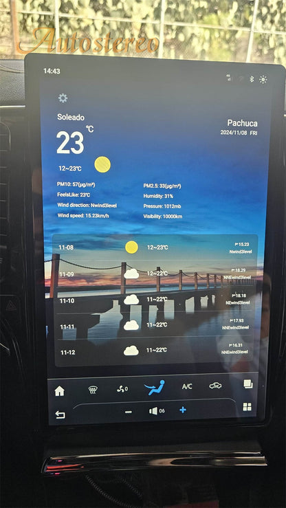 14.4 Polegadas Android 8+128GB para JEEP Grand Cherokee 2010-2021 Estilo Tesla Carro GPS Navegação Multimídia Player Rádio Toca-fitas Central