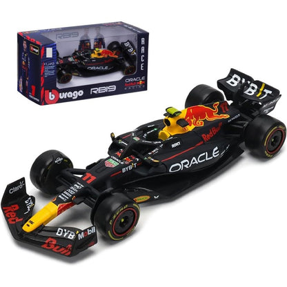 Bburago 1:43 Carro de Fórmula 1 McLaren Mercedes Ferrari SF25 Redbull Racing AlpineA525 Miniatura Colecionável de Metal Fundido Verstappen