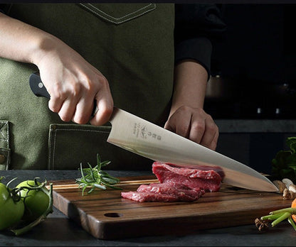 Facas de Cozinha Japonesas de Aço Inoxidável 6Cr16MoV Afiadas Cutelo Carne Gyutou Faca de Peixe Cabo POM
