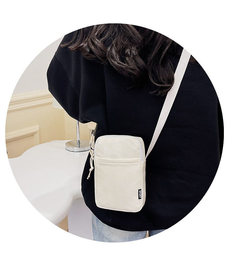 New Fashion Mobile Phone Bag Women's Messenger Bag All-match Mini Small Crossbody Bag Hanging Neck Coin Purse Vertical Handbag