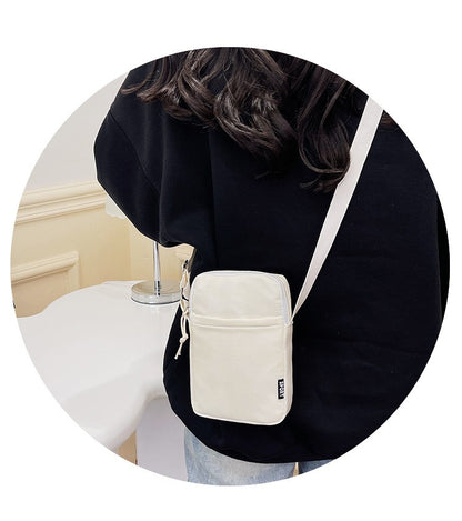 New Fashion Mobile Phone Bag Women's Messenger Bag All-match Mini Small Crossbody Bag Hanging Neck Coin Purse Vertical Handbag