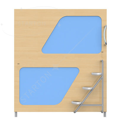 Multifunctional Youth Hostel Bed Upper Lower Bunk Beds for Apartment Space-Saving Capsule High Low Bed for Schools & Hotels