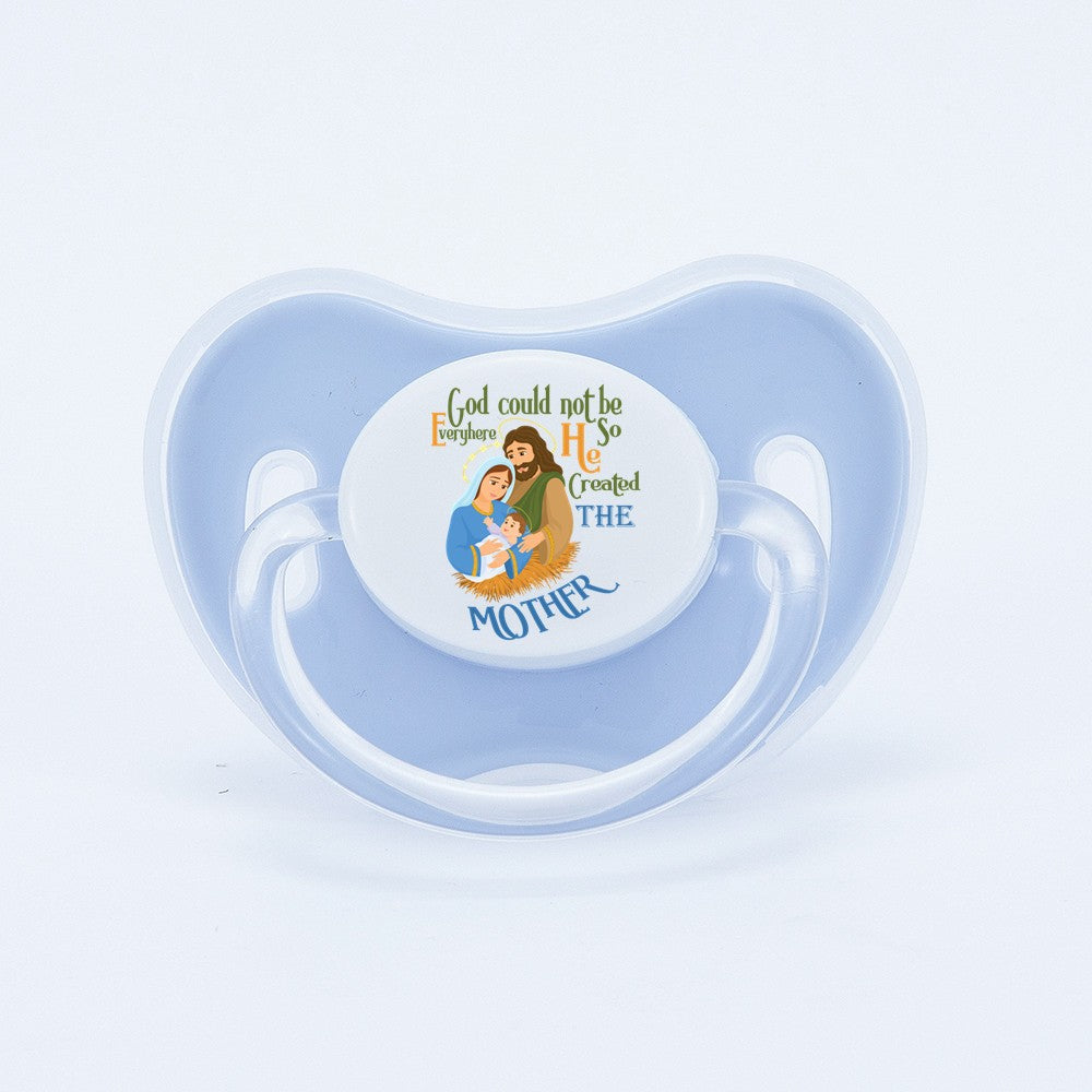 MIYOCAR colorful lovely Jesus mother pacifier dummy BPA free unique gift for new born baby shower