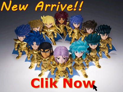 19CM Anime Figure Phoenix Ikki Hyoga Seiya Shiryu Standing Armor Model Children's Toys PVC Box Desktop Collection Decoration