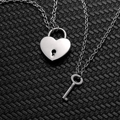 Eu Te Amo Melhores Amigos Colar de Casal Jóias Quebra-Cabeça BFF Chave Fechadura Tai Chi Coração Pingentes Colares para Mulheres Homens Presente Collier