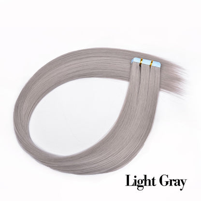 Straight Tape in Hair Extensions Natural Hair Extensions Mini Tape ins Invisible Seamless Blonde Silky Natural Tape ins For Wome
