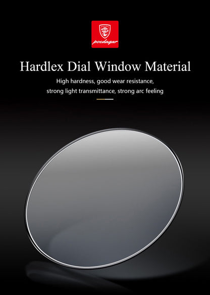 POEDAGAR Relógio de Pulso Militar de Luxo Masculino Quartzo Impermeável Luminoso Cronógrafo Couro Masculino Relógio Esportivo Masculino Relógio Masculino