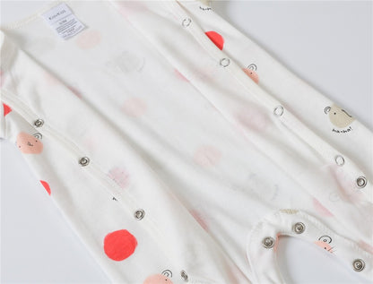 New Style Baby Girls Romper 3 Pcs/lot 0-12M Dot Design Lovely Girl Clothes Spring Autumn Long Sleeve Overalls Jumpsuit