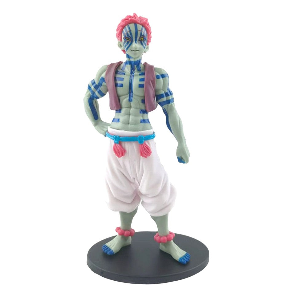 Boneco de Ação do Anime Demon Slayer - Kamado Tanjirou com Agatsuma Zenitsu e Nezuko, Brinquedos de PVC Kimetsu No Yaiba Guerreiros