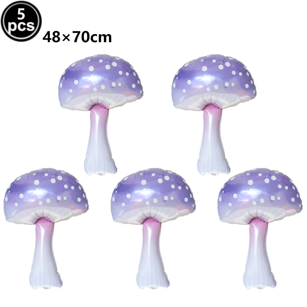Cartoon Animal Standing Squirrel Balloon Pinecone Shaped Aluminum Film Balloon Forest Theme Baby Shower Birthday Party Decor
