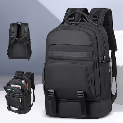 Business Backpack for Men, Simple, Large Capacity, Multifunctional, 17.3inch Laptop Backpack, Student Fashion, Business Trip Travel Bag, Sports