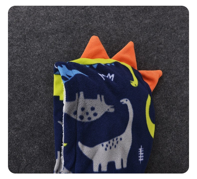 Infant Baby Romper 2024 Spring Autumn Warm Babi Boy Girl Clothes Coral Fleece Hooded Babe Girl Animal Jumpsuit