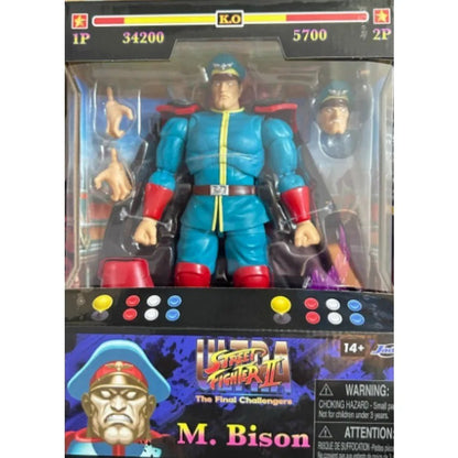 Em estoque Jada Toys Ultra Street Fighter II M.Bison Dhalsim Violent Ken RYU Guile 6" Boneco Colecionável Modelo Brinquedo Presente