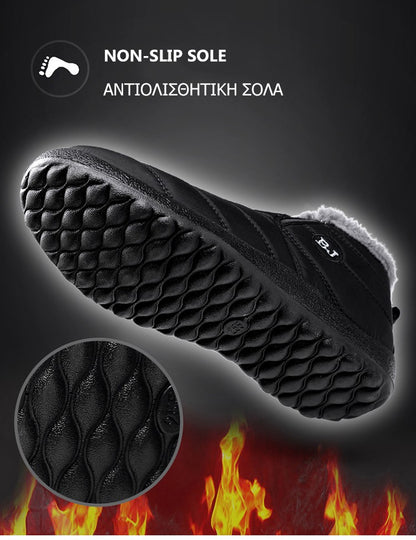 Men Boots 2025 Winter Shoes For Men Waterproof Snow Boots Winter Botas Hombre Warm Fur Ankle Boots Mens Botines