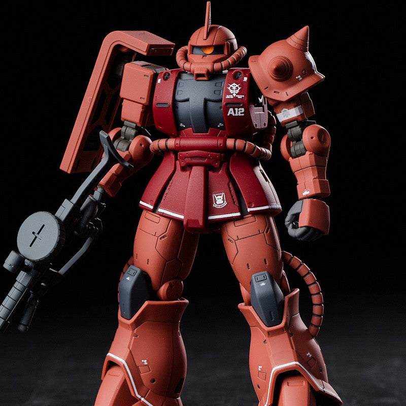 GTO Char's Zaku HG 1/144 Mech Assembly Model Kit Action Figures Desktop Decoration Doll Boys' Puzzle Toys Gift Collectible