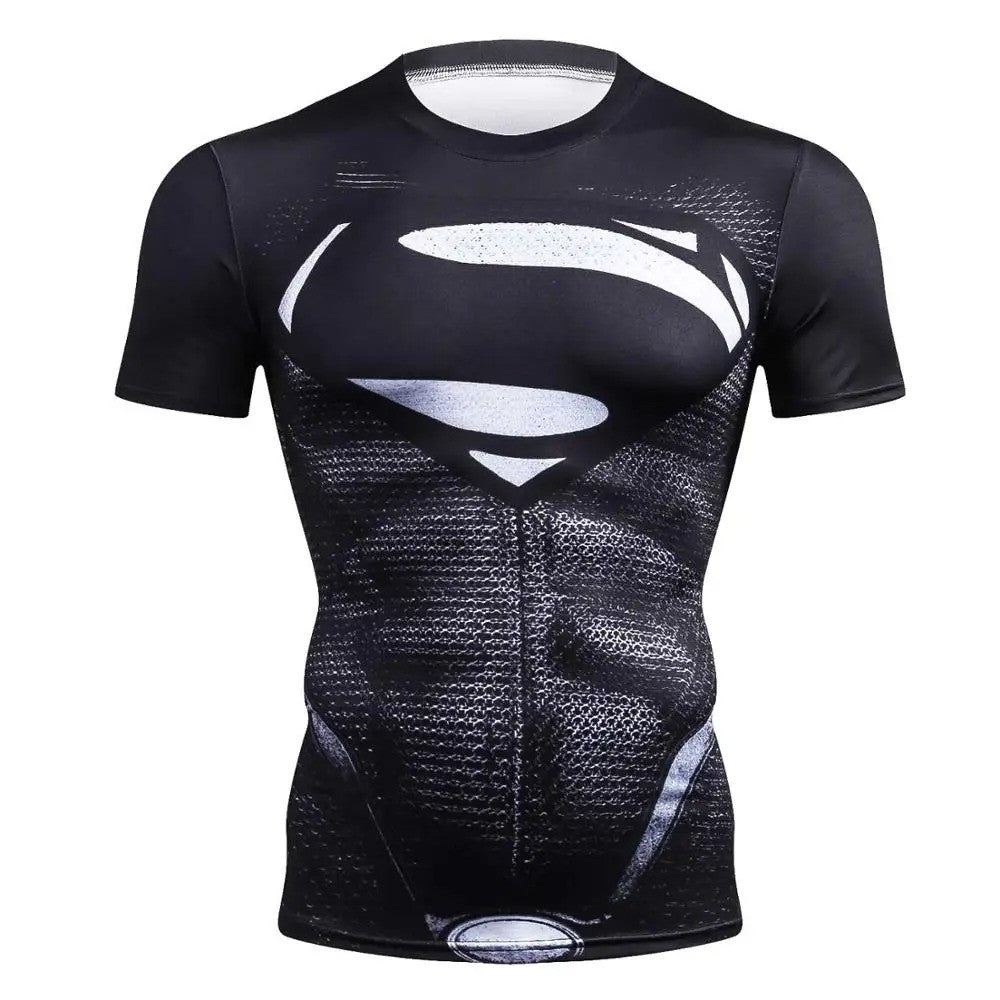 panther Summer Comics 3D Printed T Shirt Men Compression Fashion Short Sleeve Men T Shirt Tops Tees For Cosplay Costume