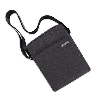 TINYAT Man's Simple Waist Bag Water Resistant Shoulder Bag Business Crossbody Bag work outdoor  for Daily Use Travel Office