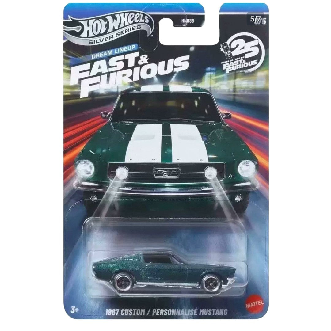 Hot Wheels Série Prata 2026Fast & Furious Dream Lineup Subaru Chevy Ford Camaro Nissan Carro de Liga Fundida em Escala 1:64 Presente Colecionável