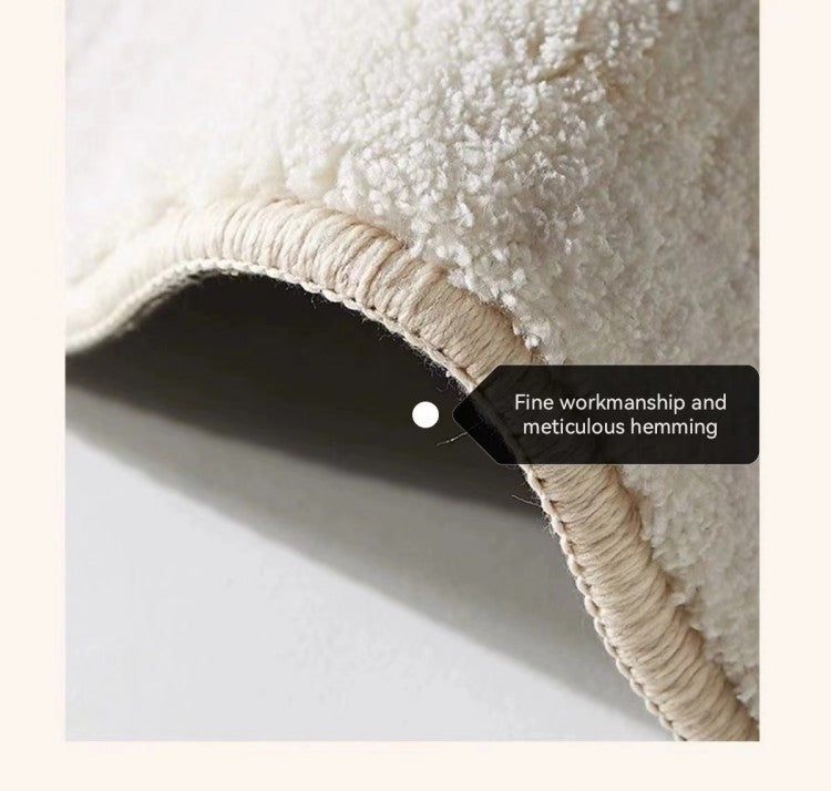 VIKAMA Cold White Car Carpet Digital Printing Technology Simple Home Decor Children's Play Cushion Bedroom Soft Plush Carpet