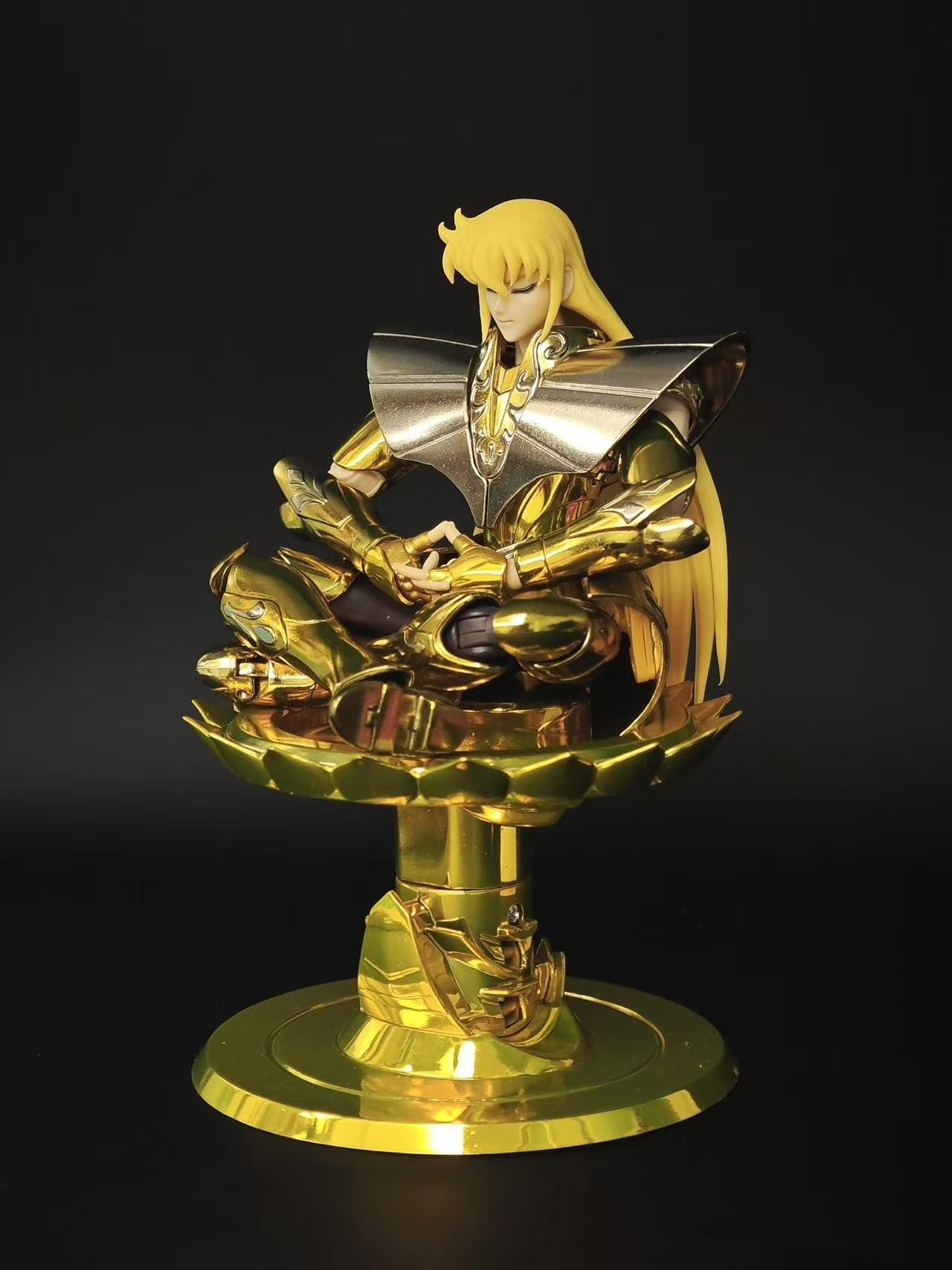 In Stock Reissue CS Chuanshen Saint Seiya Virgo Shaka Normal Color Saint Cloth Myth EX Anime Action Figure Collectible Model Toy