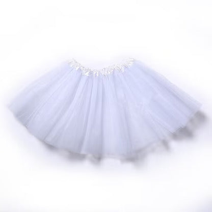 Tutu Skirt Women Girls 80s Vintage Ballet Dance Skirt Layered Short Mini Skirt Vintage Petticoat Layered Mesh Ballet Underskirt