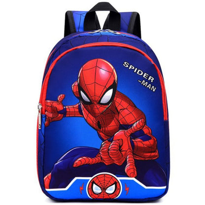 Mochila Infantil Nova Disney  Minibolsa Escolar Meninas e Meninos Linda Bolsa de Ombro Desenho Animado Homem-Aranha Mochila Infantil