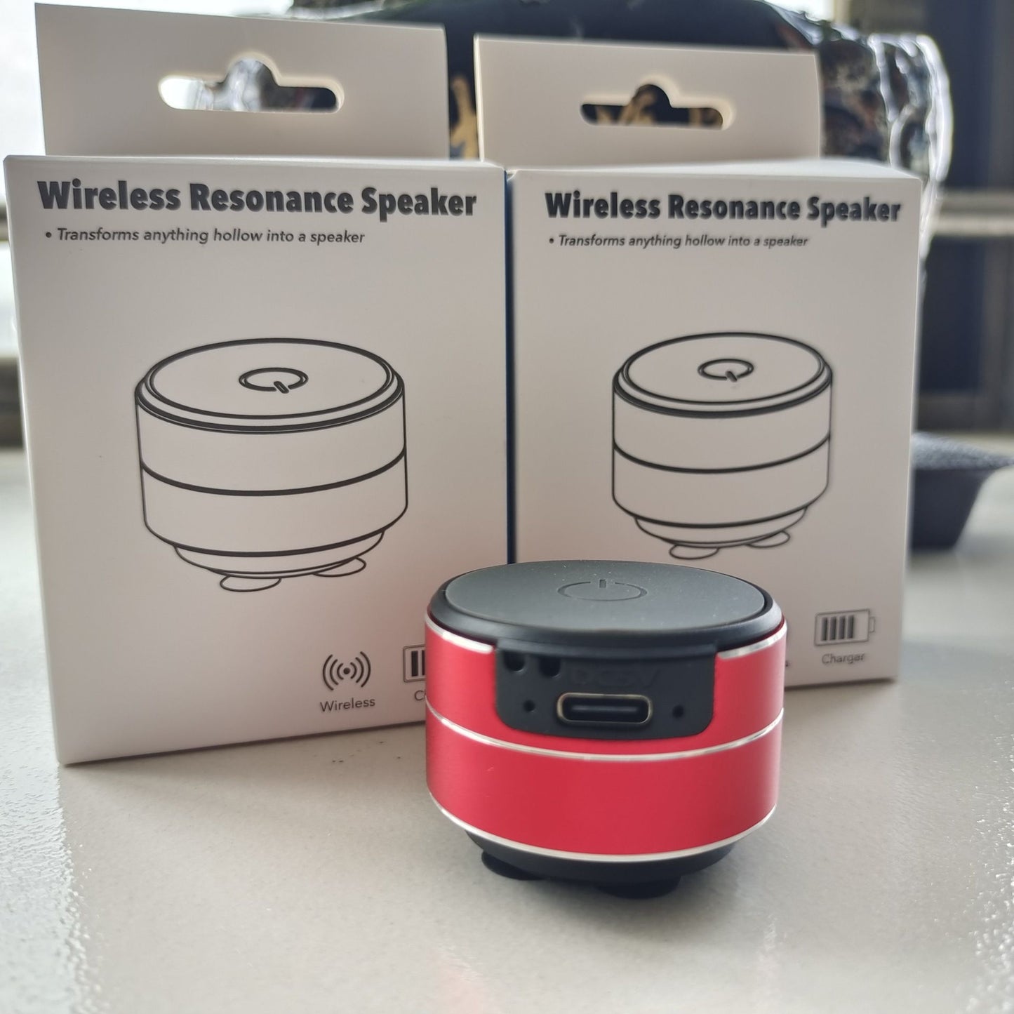 Mini Alto-falante por Condução Óssea Estéreo por Vibração Áudio Digital TWS Bluetooth Sem Fio Alto-falantes Portáteis de Metal Dropshipping
