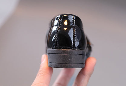 Oxford School Shoes Kids Patent Leather Shoes Girls Boys Toddler Shoes Children Fashion Dress Platform Party Flats Spring Autumn