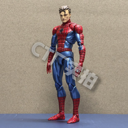 Boneco Homem-Aranha Mafex 075 Ct Toys The Amazing Spider-Man Versão Quadrinhos Mafex 185 Boneco de Ação Modelo Brinquedos Presente Infantil